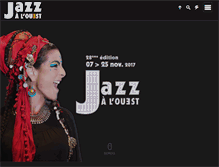 Tablet Screenshot of jazzalouest.com